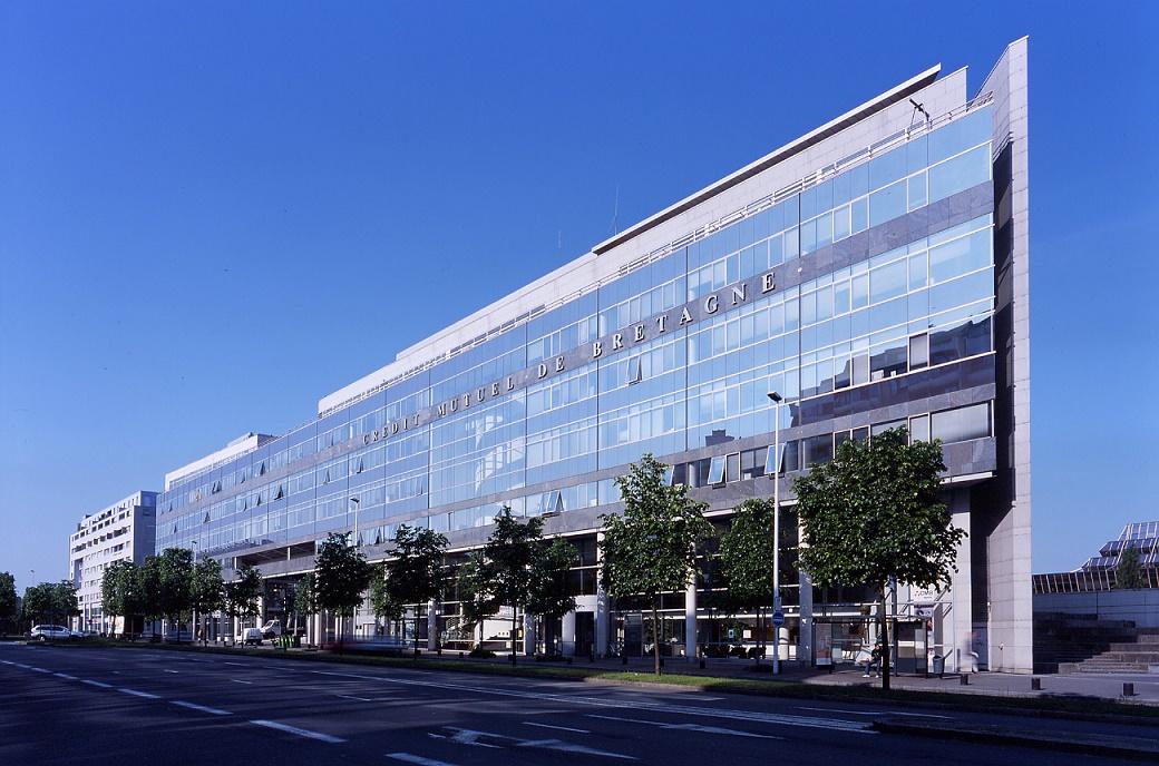 Immeuble de bureaux du Crédit Mutuel à Rennes 1